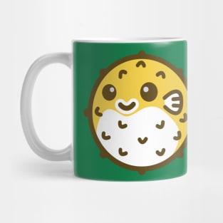 Blowfish Logo Yellow Mug